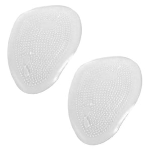 Pair Self Adhesive Silicone Front Pads Metatarsal Cushions Insoles Clear