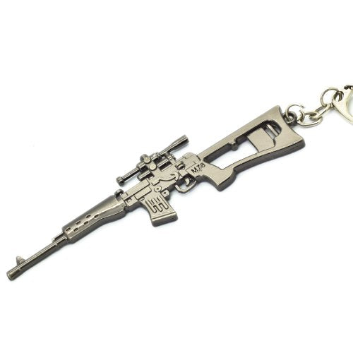 MiNGFi M78 Rifle Gun Metal Model Keyring Keychain Pendant