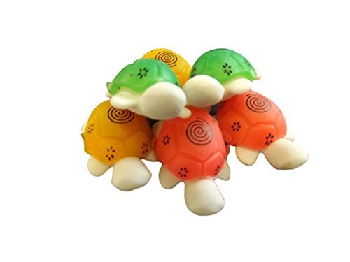 Fat-catz-copy-catz 6x Novelty Puzzle Collectable Tortoise Turtle Erasers Rubbers (not Iwako)