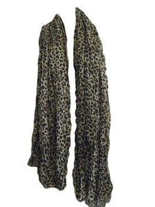 Fat-catz-copy-catz Small Animal Leopard Print Fashion Ladies Shawl Scarf Wrap