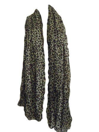 Fat-catz-copy-catz Small Animal Leopard Print Fashion Ladies Shawl Scarf Wrap