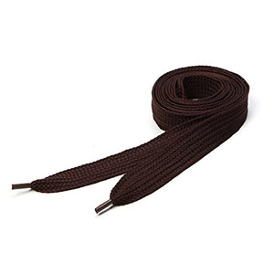 Super Fat Coloured Skate Shoelaces - 20mm x 120cm (Dark Brown)