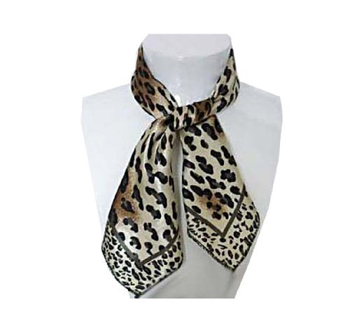Shop4Clothing365(TM) New Fashion Chiffon Square Scarf Shawl- Stylish , Classic Leopard Pattern , 50*50 cm(SS01-10-L)