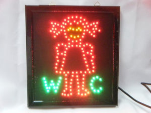 Super Bright Quality Colourful Flashing Novelty Female Toilet Shop Club, Pub, Animated LED neon Display Hanging Sign 48cmx25cm Posted from London by Fat-catz
