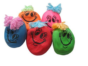 Fat-catz-copy-catz Unique Boys Girls Unisex Small Squishy Faces Happy stretchy stress mood balls Gift Loot Bag Party Fillers Pass the Parcel Pinata Toys (5x large squishy)