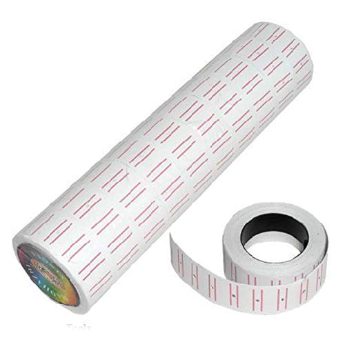 Fat-catz-copy-catz: 20x Rolls Price Gun Label Paper for Shops, Markets for MX-5500 Price Gun Labeller