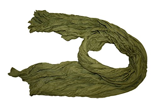 Beautiful Green Crinkle effect soft Shawl/Scarf/Stole/Wrap