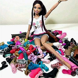 Fat-catz-copy-catz Fashion Dolls Shoes Heels Sandals Boots For 11" Girl Dolls Mixed Selection Various Quantities (20x dolls shoes)