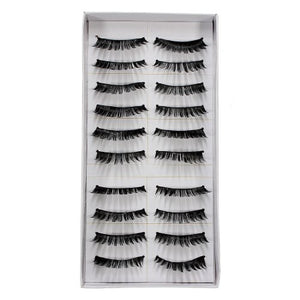 20 Pairs Natural Makeup False Fake Eyelash Eye Lashes (thick)