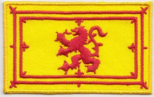 Scotland Lion Rampant Flag Embroidered Patch Badge