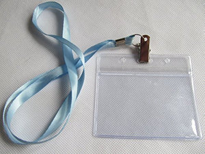 Fat-catz-copy-catz 10, 25, 50 or 100 Quality PVC Plastic ID Cards, 2 Sizes for Badge Bus Pass Identity Cards Holders with or Without Lanyards (Horizontal)