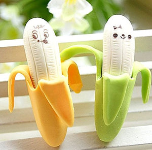 2pcs Cute Pencil Rubber Eraser Erasers Stationery Kid Fun Toy