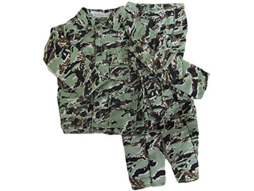 Fat-catz-copy-catz Clothing for Male Dolls Army Combat Camouflage No: 2 - 2 piece trousers & jacket outfit