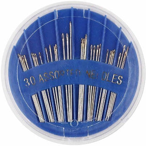 Fat-catz-copy-catz 30x Hand Sewing Needles, L: 35-45 mm, Assorted sizes