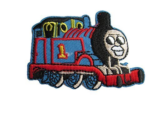 Fat-catz-copy-catz Thomas The Tank Engine Iron on Sew on Embroidered Badge Applique Motif Patch
