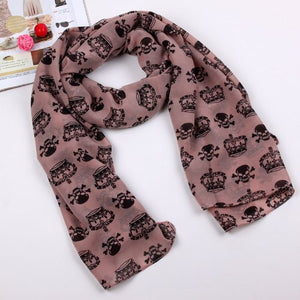 Fashion Lady Scarves 40 Styles (Pink Crown)