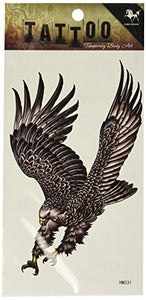King Horse Waterproof tattoo sticker tattoo sticker, personalized men's eagle wings