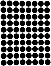 Load image into Gallery viewer, Royal Green (13MM) Color Coding Labels for Inventory and Labeling 1.3 CM Circle Black Dot Stickers 400 Pack
