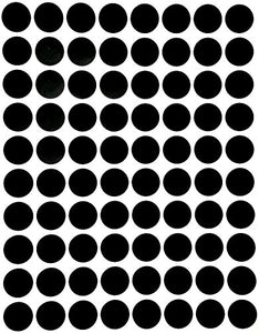 Royal Green (13MM) Color Coding Labels for Inventory and Labeling 1.3 CM Circle Black Dot Stickers 400 Pack