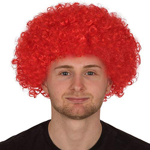 Classic Afro Wig Party Costumes Fancy Dress Accessories Funny- Red