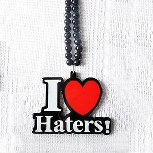 Love Haters  Necklace
