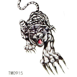 GGSELL King Horse Waterproof colorful tattoo stickers tiger animal