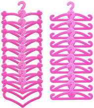 Load image into Gallery viewer, Fat-catz-copy-catz Pink Hangers Made for 11&quot; Size Girl Princess Fashion Dolls&#39; Clothes Accessories Outfits Wardrobe Furniture
