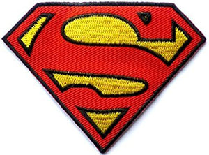 D.C Superman Superhero Iron on Sew on Badge Fancy Dress Patch by Fat-catz-copy-catz