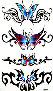 GGSELL King Horse Waterproof tattoo sticker butterfly sexy