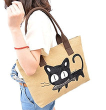Load image into Gallery viewer, Cat Print Fashion Canvas Handbag Stylish Practical-4 Colours (Red)
