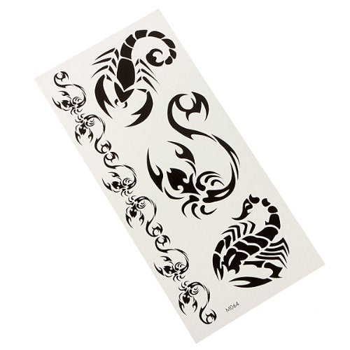 Big Bargain 1 Sheet Temporary Tattoo Removable Authentic Sticker