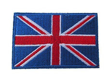 Load image into Gallery viewer, Fat-catz-copy-catz Union Jack Army England United Kingdom Patriotic Flag Iron Sew on Clothes Patch
