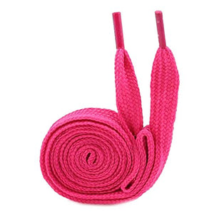 Love Laces 10mm Flat Wide 100cm Shoe Laces Trainers Skate Sneakers Replacement Pink (830) - FREE UK POSTAGE