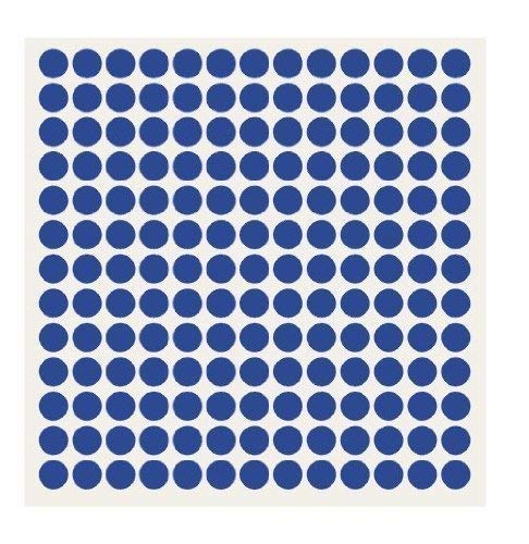 175 Royal Blue Round Stickers 13mm - Sticky Coloured Self Adhesive Dots for Colour Coding