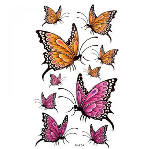 SPESTYLE waterproof non-toxic temporary tattoo stickersnew release waterproof butterfly temp tattoos fashion sexy