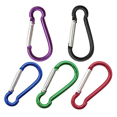 Fat-catz-copy-catz 5 or 10 Carabiner Clip Hook Clamp for Camping Keyring Sports Lightweight