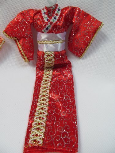 Fat-catz-copy-catz Unique Red Japanese Kimono for 11.5