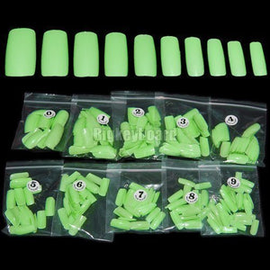 New 500 French Acrylic Artificial Full False Nail Art Tips (White)