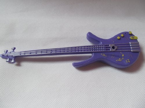 Fat-catz-copy-catz Dolls sized accessories pink or purple guitar (purple)
