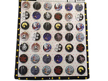 Load image into Gallery viewer, Fat-catz-copy-catz Pack of 30 or 42 Party, gift, loot bag toys Jack Nightmare Before Christmas 3cm or 4cm diameter badges for gift bags, halloween, pinata

