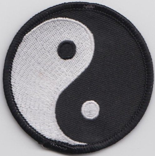 Yin Yang Embroidered Patch Badge