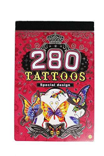 Tattoo Book: 280 Special Design Temporary Tattoos-Butterfly by Misha