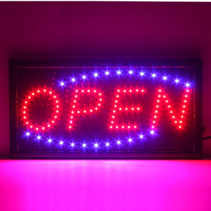 Fat-catz-copy-catz LED OPEN Shop Sign Signs Neon Display Window Hanging Light (Open #1)
