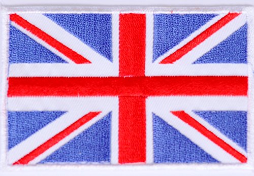 United Kingdom British Union Jack Flag Uniform Clothing Jacket Shirt Embroidered Iron on Patch