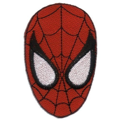 Spiderman Mask Iron On Patch