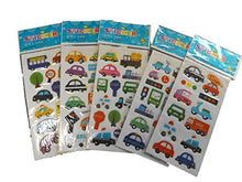Load image into Gallery viewer, Fat-catz-copy-catz Kids Various small sheets of dinosaur, T-Rex, Pre-historic Animals, Cars, Insects, Bugs, Fashion Stickers or Tattoos craft, scrap books, card making, gift party bags
