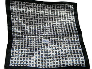 Small Square Black Chains print fashion scarf 19"x19" - posted by Fat-Catz