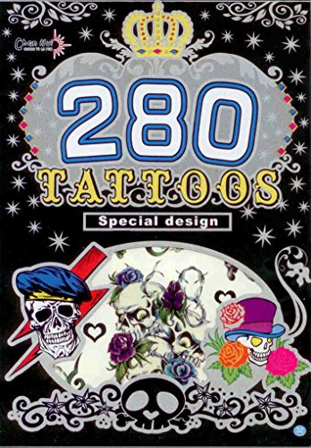 280 Temporary Tattoos - Skulls - Style 32