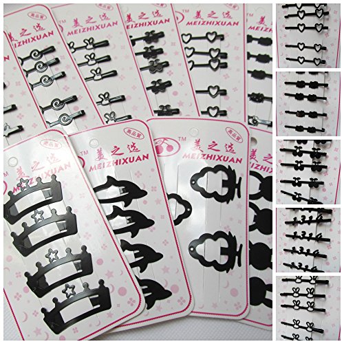 Fat-catz-copy-catz Massive Bundle of 21 Girls Ladies Hair accessories: slides, clips, head bands, hair ties, bobbles for parties, gift bags