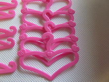Load image into Gallery viewer, 12 20 30 MINI PINK COAT DRESS CLOTHING HANGERS MADE FOR 12&quot; SIZED DOLLS UKSELLER
